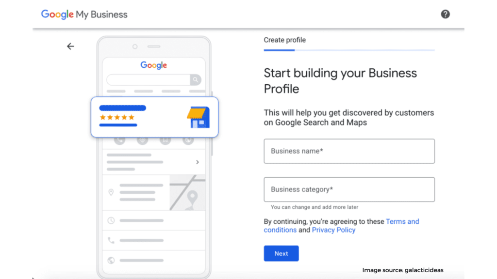 Build your Google profile