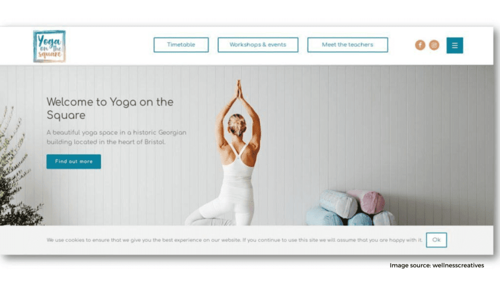 Create A Yoga Studio Website