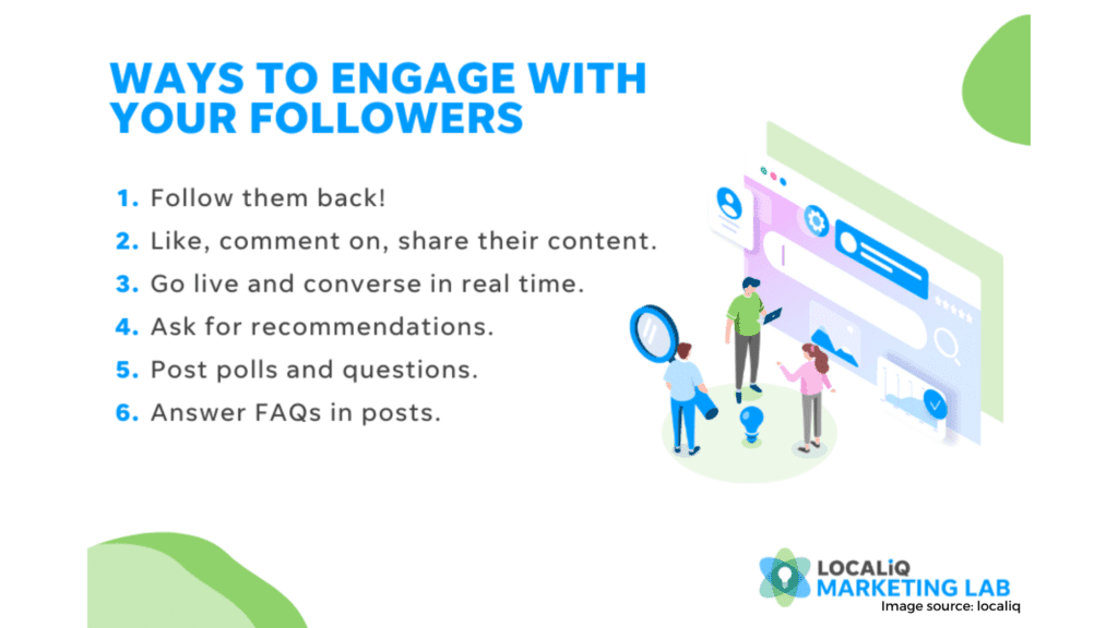 Engage with your followers