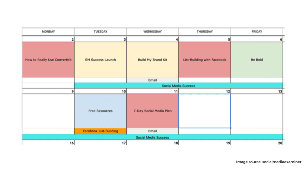 Make A Content Calendar