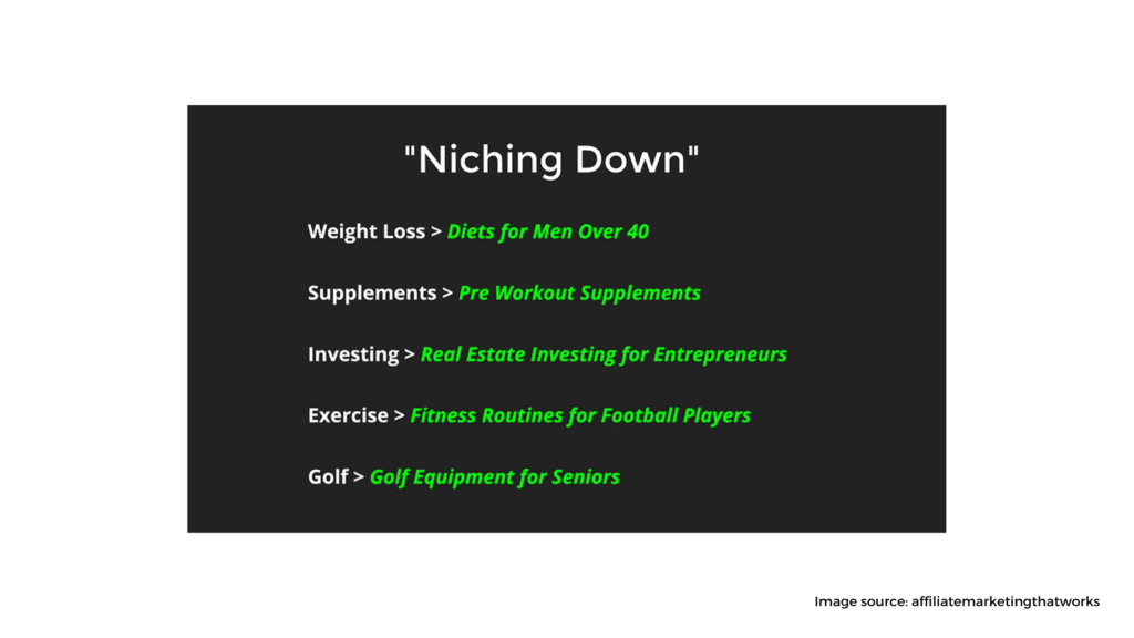 buyer Niche it down 1